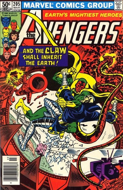 The Avengers, Vol. 1 #205B - Shadow of the Claw!