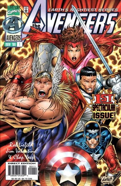 The Avengers, Vol. 2 #1A (Direct Edition)