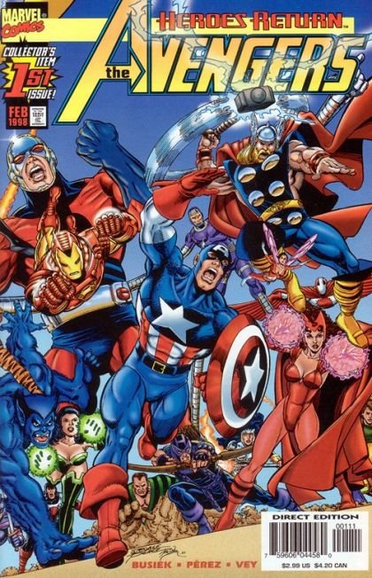 The Avengers, Vol. 3 #1A (Direct Edition)