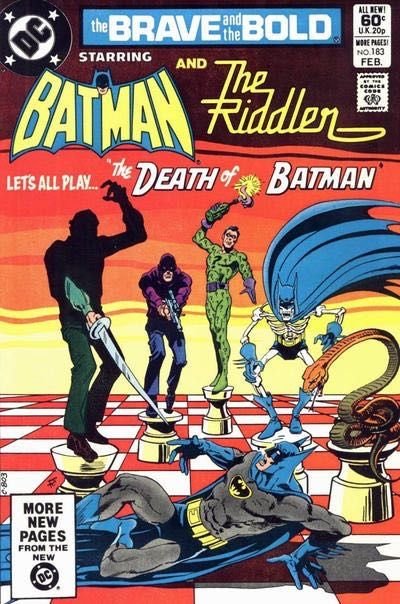 The Brave and the Bold, Vol. 1 #183 (Edición Directa) — La muerte de Batman / El zorro y los sabuesos