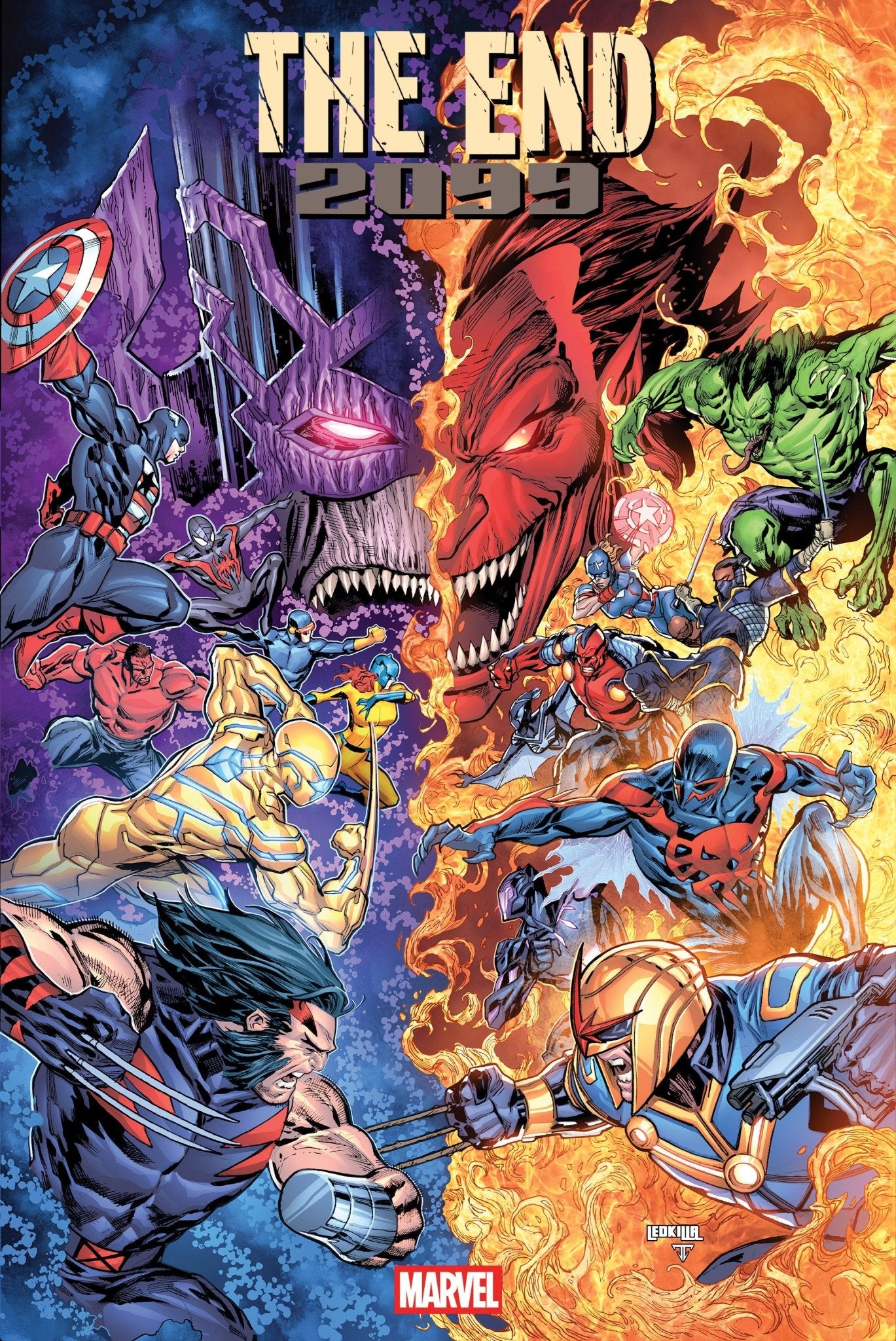 The End 2099 1 Ken Lashley Battle Variant - Cadets Toys & Comics
