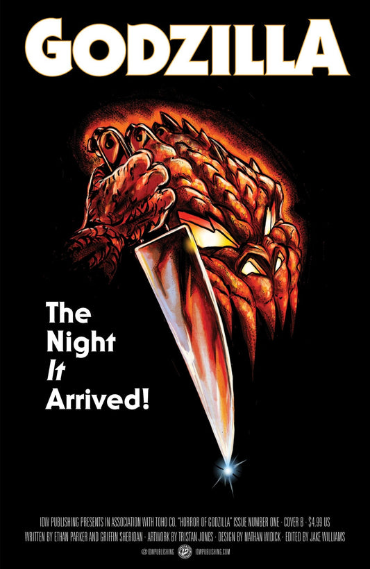 The Horror Of Godzilla [Kai Sei Era] 1 Variant B (Tunica Movie Homage Cover) - Cadets Toys & Comics