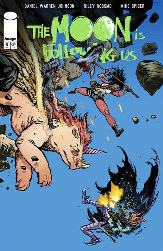 The Moon Is Following Us 8 (Of 10) Cover B Daniel Warren Johnson & Mike Spicer Variant - Cadets Toys & Comics
