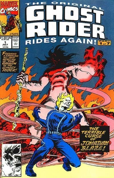 The Original Ghost Rider Rides Again #1 (Direct Edition) — The Curse Of Jonathan Blaze!; Personal Demons