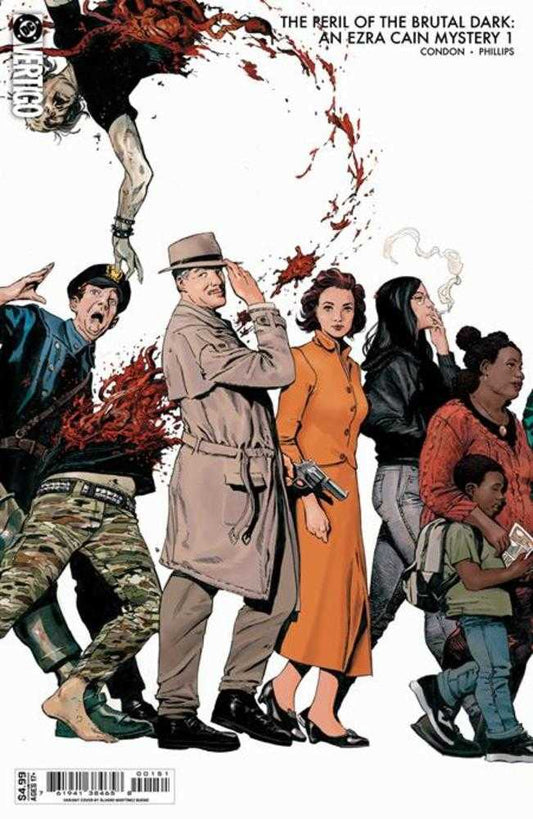The Peril Of The Brutal Dark An Ezra Cain Mystery 1 (Of 6) Cover E Alvaro Martinez Bueno Connecting Card Stock Variant (Mature) - Cadets Toys & Comics