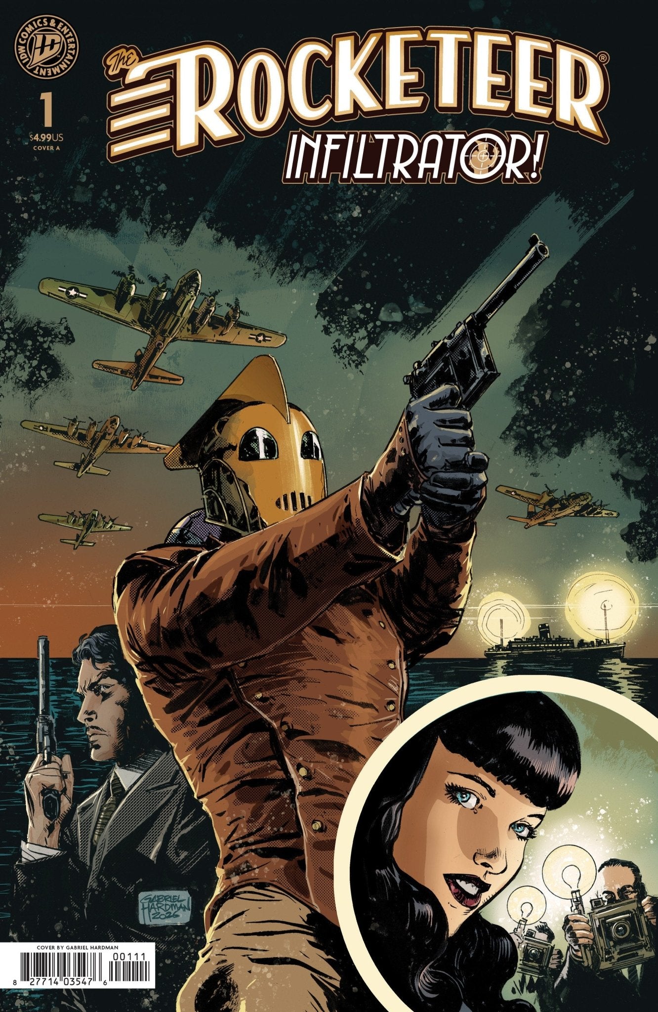 The Rocketeer: Infiltrator! 1 Cover A (Hardman) - Cadets Toys & Comics
