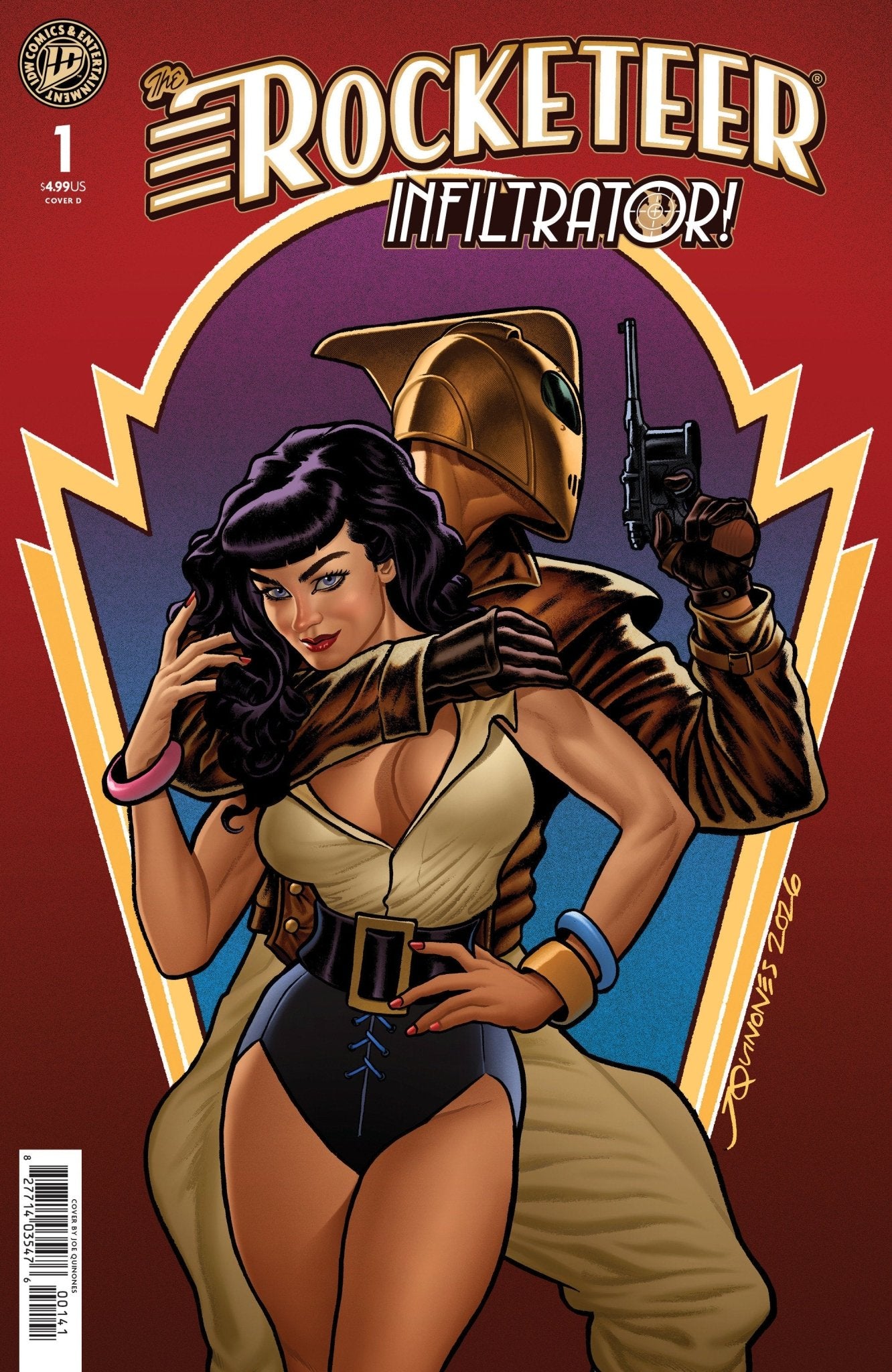 The Rocketeer: Infiltrator! 1 Variant D (Quinones) - Cadets Toys & Comics