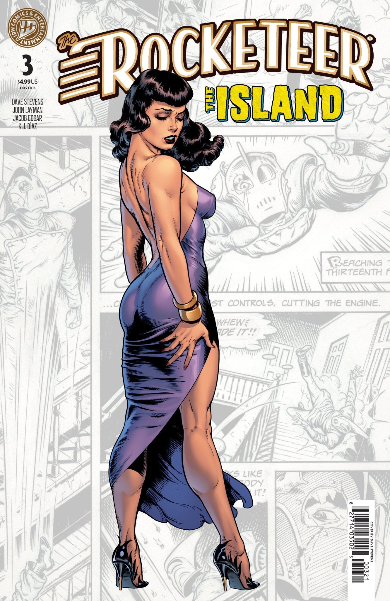 The Rocketeer: The Island 3 Variant B (Stevens) - Cadets Toys & Comics
