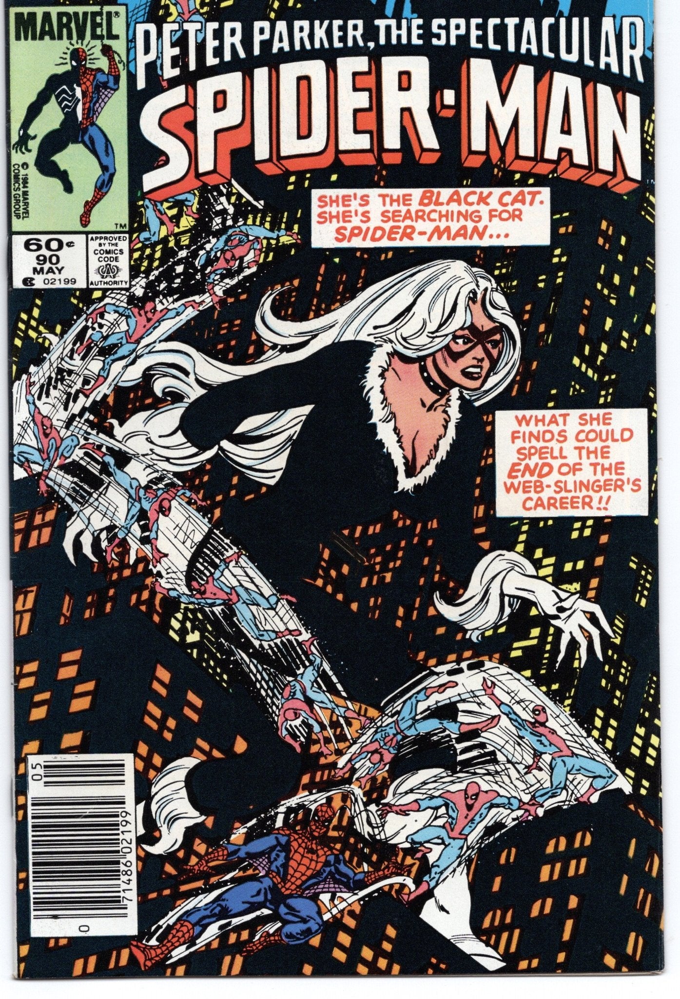The Spectacular Spider - Man, Vol. 1 90 B (Newsstand Edition) - Cadets Toys & Comics