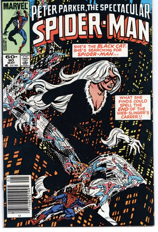 The Spectacular Spider - Man, Vol. 1 90 B (Newsstand Edition) - Cadets Toys & Comics