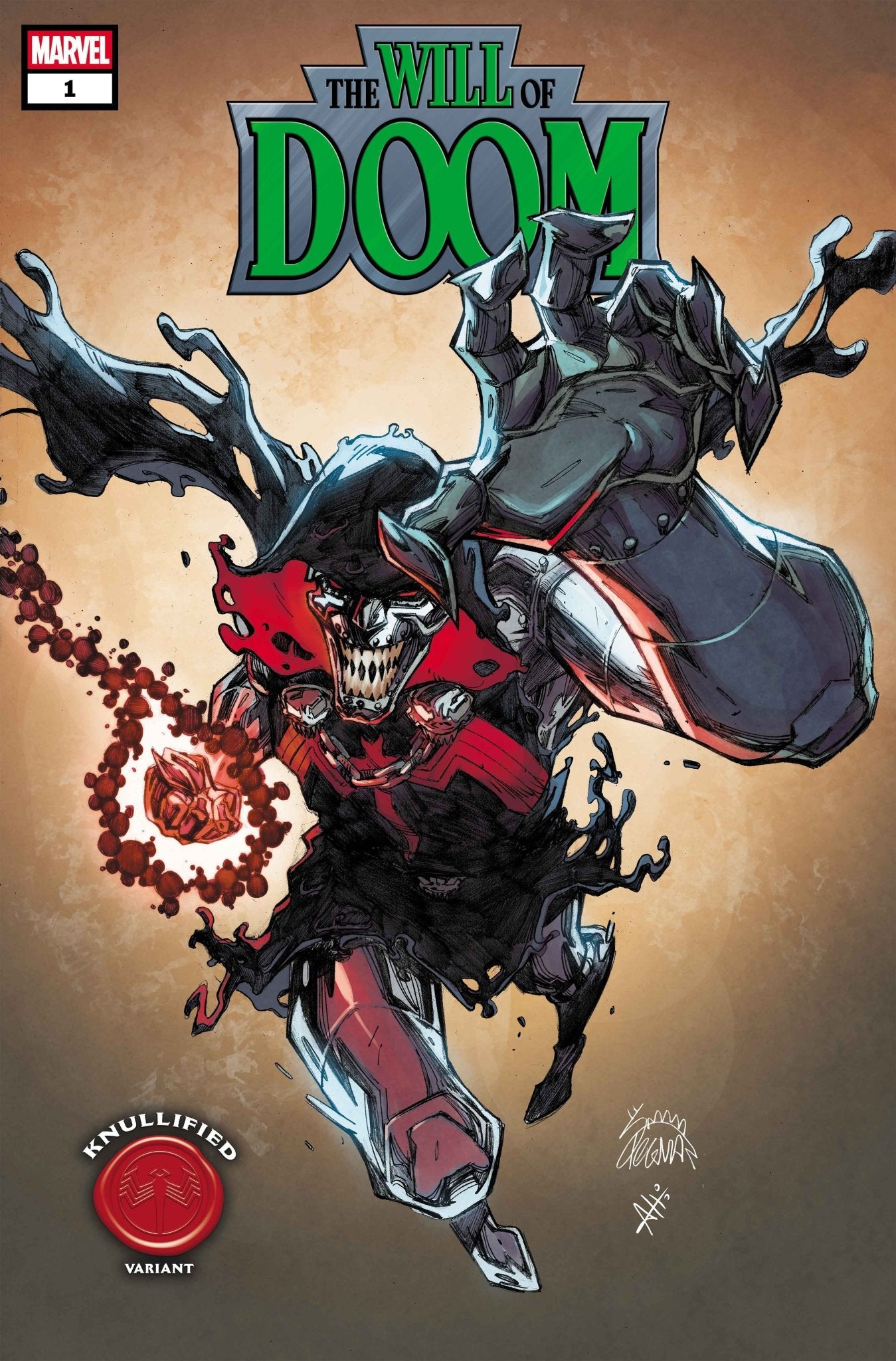 The Will Of Doom 1 Ryan Stegman Knullified Variant - Cadets Toys & Comics