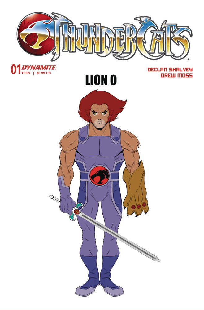 Thundercats 1 Cover P 10 Copy Variant Edition Moss Lion O Design Origina - Cadets Toys & Comics