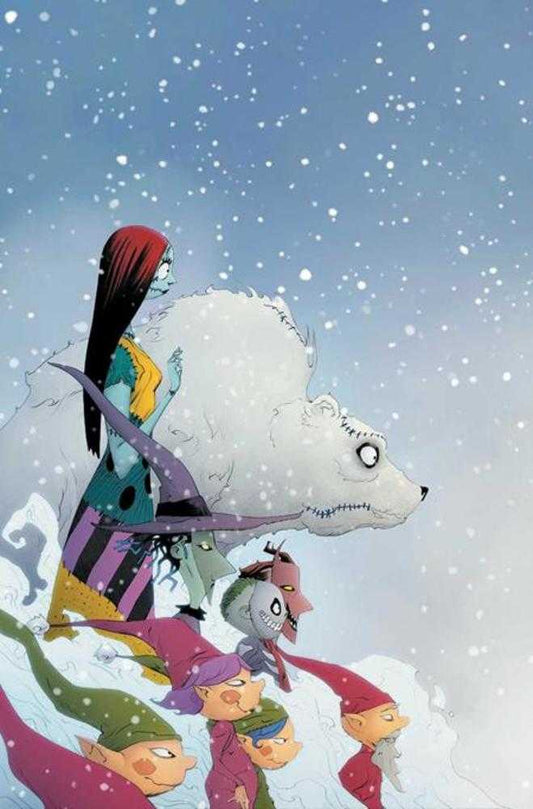 Tim Burtons The Nightmare Before Christmas The Shiver Of Christmas Town 3 Cover E Jae Lee Metal Full Art Variant - Cadets Toys & Comics