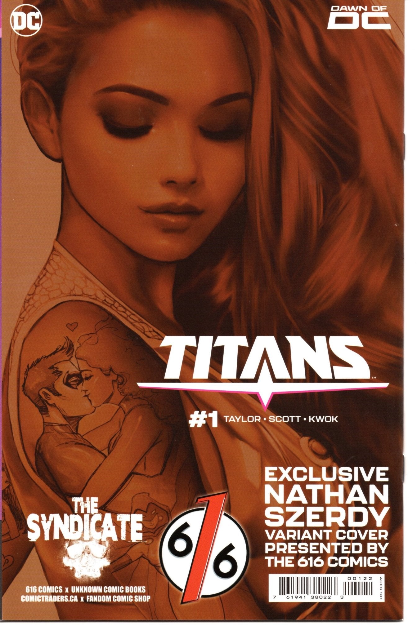 Titans 1 Nathan Szerdy Variant (Signed) - Cadets Toys & Comics
