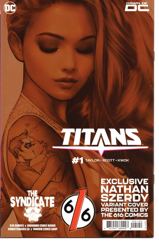 Titans 1 Nathan Szerdy Variant (Signed) - Cadets Toys & Comics