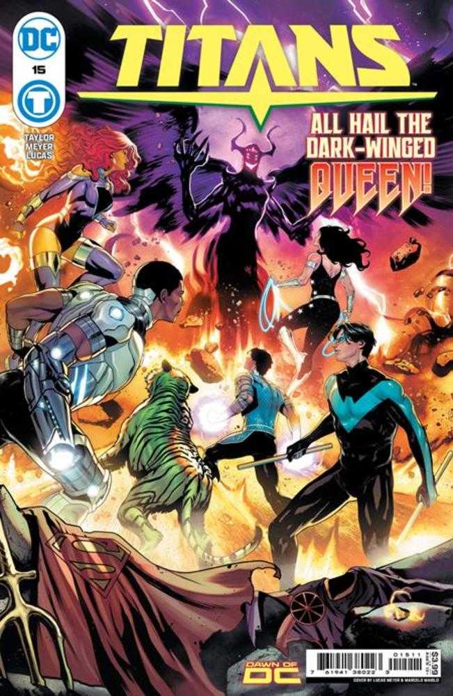 Comic book cover of "Titans" #15.