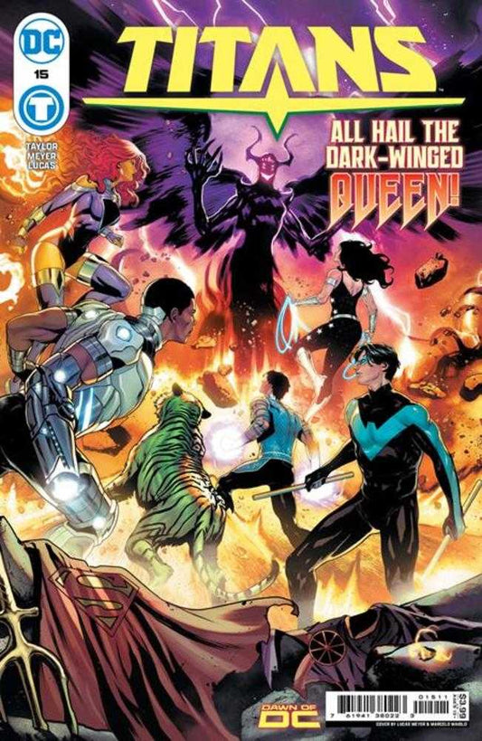 Comic book cover of "Titans" #15.