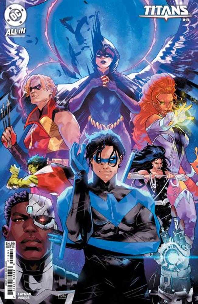 Titans 18 Cover B Edwin Galmon Card Stock Variant - Cadets Toys & Comics