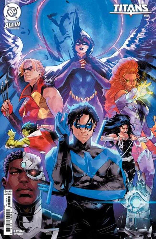Titans 18 Cover B Edwin Galmon Card Stock Variant - Cadets Toys & Comics