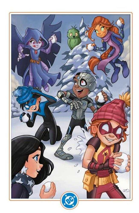 Titans 18 Cover D Chrissie Zullo DC Winter Wonderland Card Stock Variant - Cadets Toys & Comics