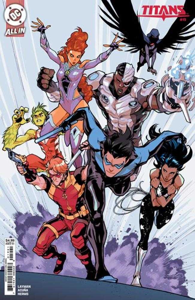 Titans 19 Cover B Karl Kerschl Card Stock Variant - Cadets Toys & Comics