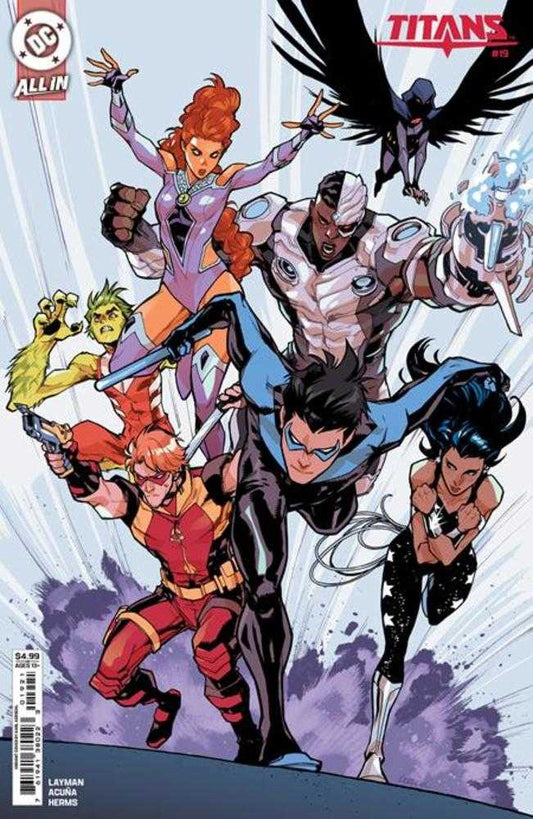 Titans 19 Cover B Karl Kerschl Card Stock Variant - Cadets Toys & Comics
