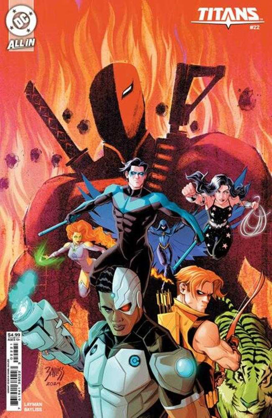 Titans 22 Cover C Daniel Bayliss Card Stock Variant - Cadets Toys & Comics