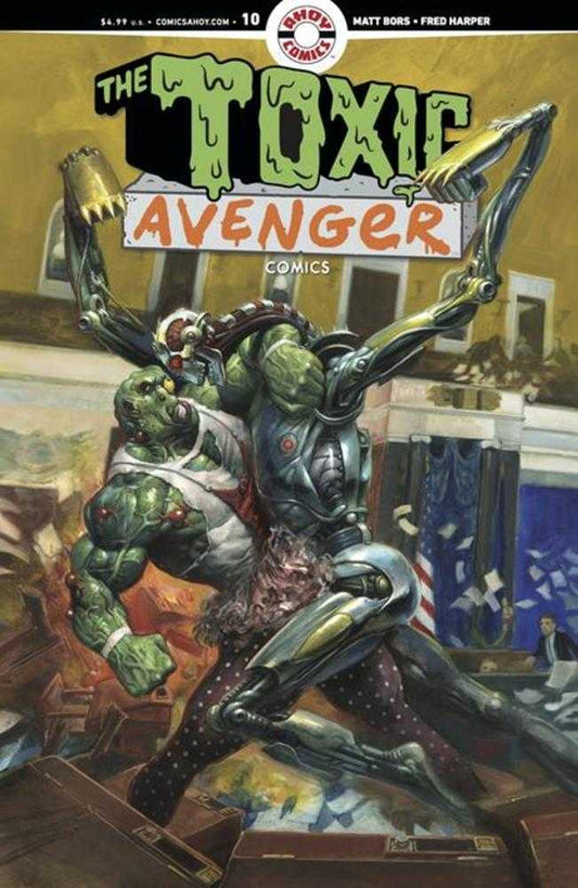 Toxic Avenger Comics 10 Cover A Fred Harper (Mature) - Cadets Toys & Comics