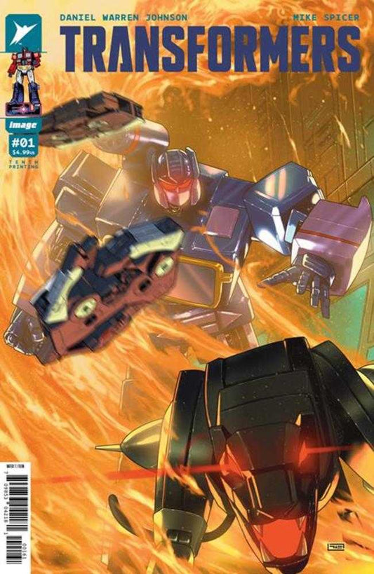 Transformers 1 Tenth Printing Cover F Taurin Clarke Variant - Cadets Toys & Comics