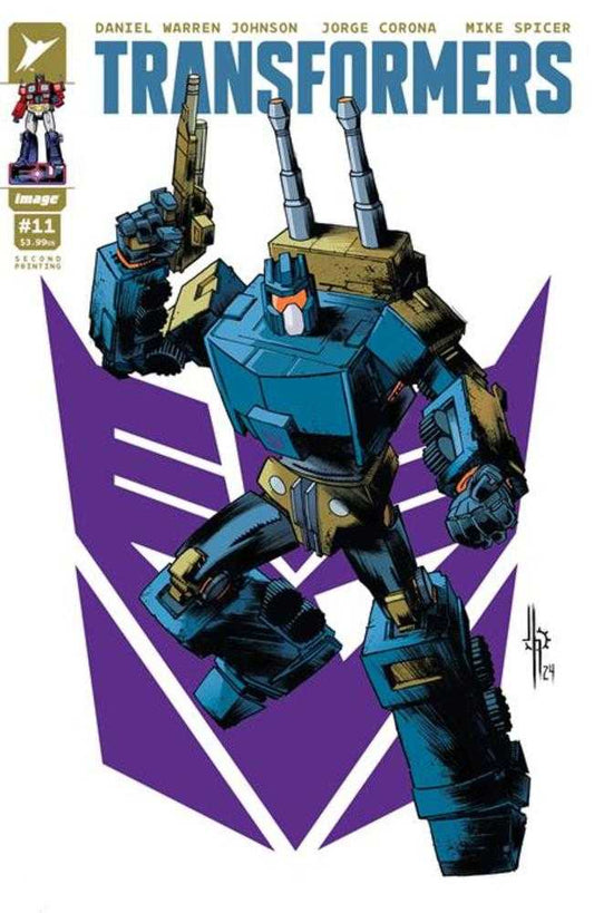 Transformers 11 2nd Print Cover A Howard Decepticon - Cadets Toys & Comics