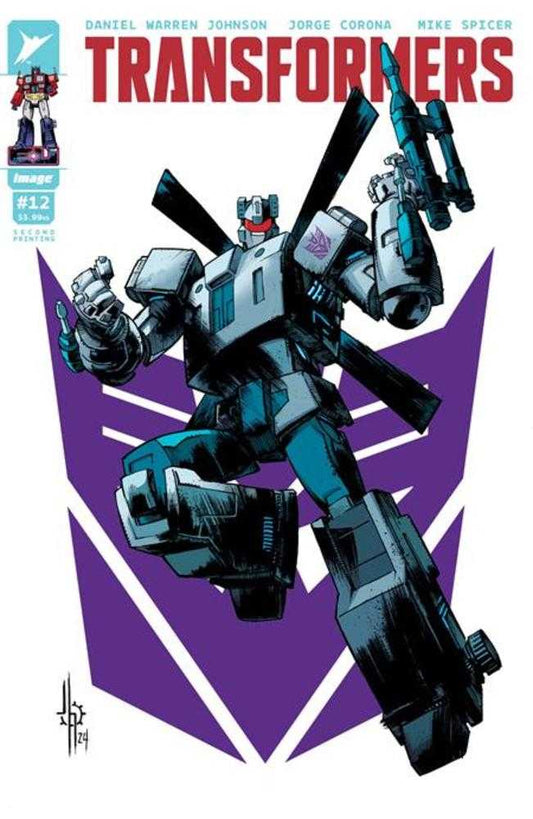 Transformers 12 2nd Print Cover A Jason Howard Decepticon - Cadets Toys & Comics