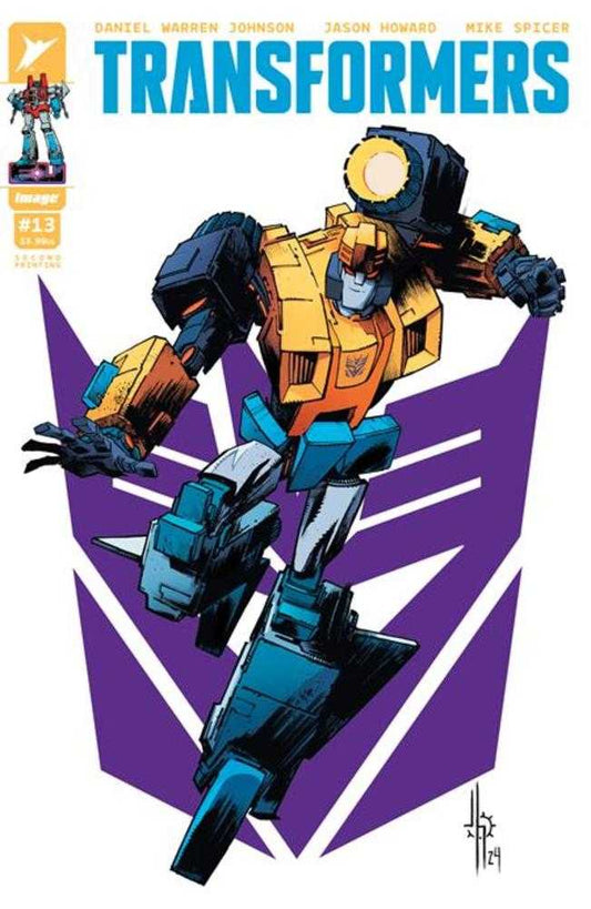 Transformers 13 2nd Print Cover A Howard Decepticon - Cadets Toys & Comics