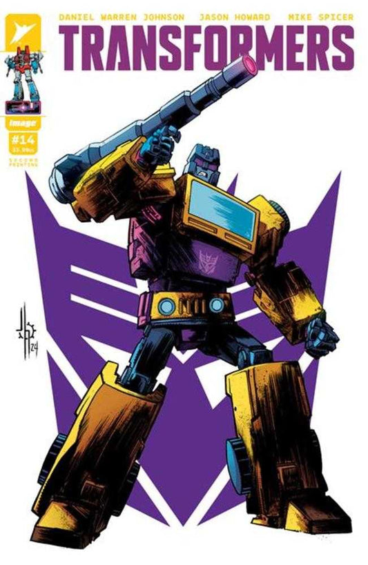 Transformers 14 2nd Print Cover B Jason Howard Decepticon Swindle Variant - Cadets Toys & Comics
