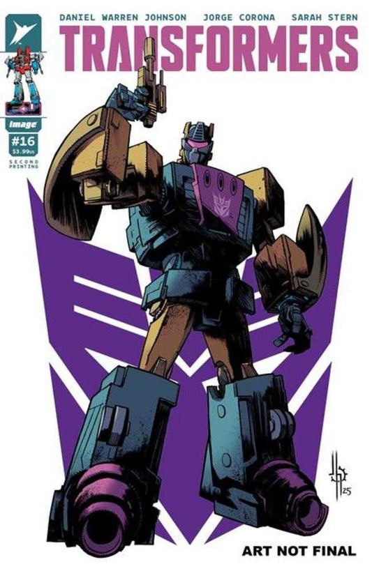 Transformers 16 2nd Print Cover A Jason Howard Decepticon Cover - Cadets Toys & Comics