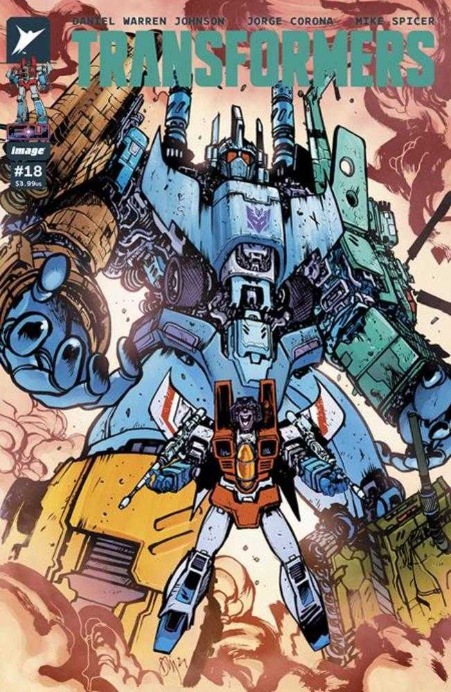 Transformers 18 Cover A Daniel Warren Johnson & Mike Spicer - Cadets Toys & Comics