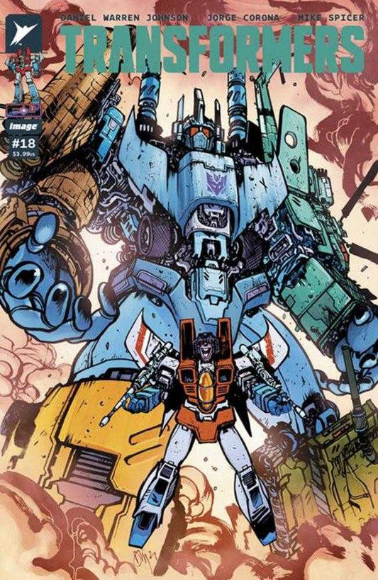 Transformers 18 Cover A Daniel Warren Johnson & Mike Spicer - Cadets Toys & Comics
