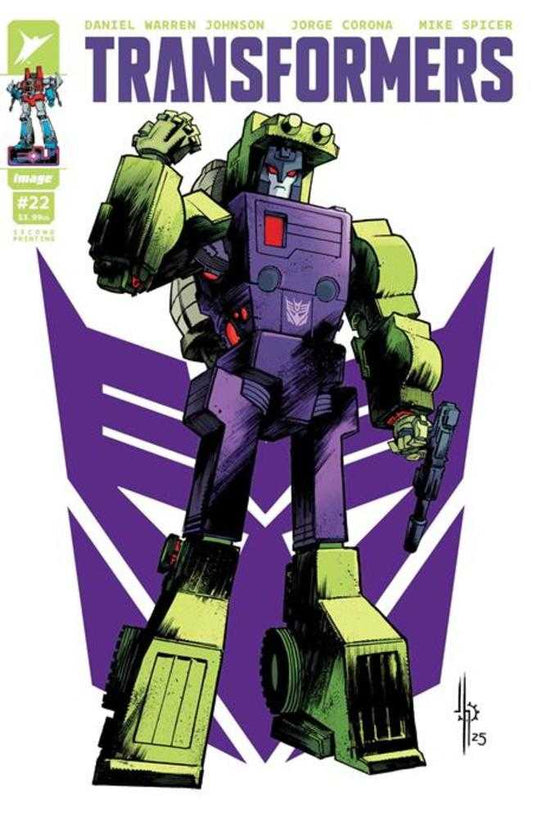 Transformers 22 2nd Printing Cover A Jason Howard Decepticon Cover - Cadets Toys & Comics