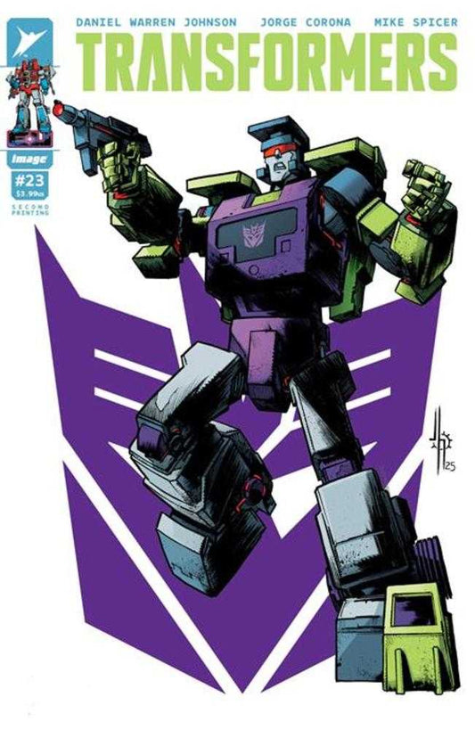 Transformers 23 2nd Printing Cover A Jason Howard Decepticon - Cadets Toys & Comics
