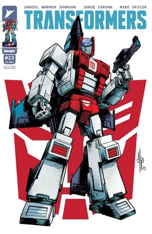 Transformers 23 2nd Printing Cover B Jason Howard Autobot Variant - Cadets Toys & Comics