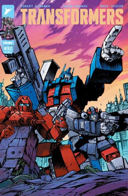 Transformers 32 Cover B Daniel Warren Johnson & Mike Spicer Variant - Cadets Toys & Comics