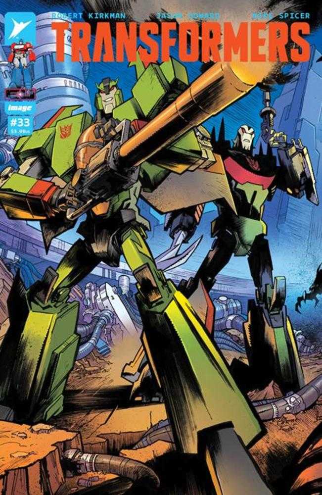 Transformers 33 Cover C Jason Howard & Annalisa Leoni Connecting Variant - Cadets Toys & Comics