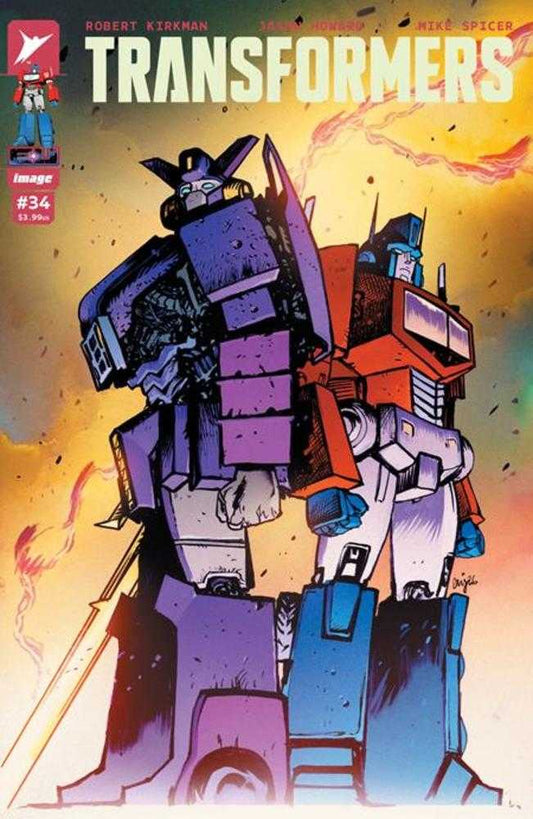 Transformers 34 Cover B Daniel Warren Johnson & Mike Spicer Variant - Cadets Toys & Comics