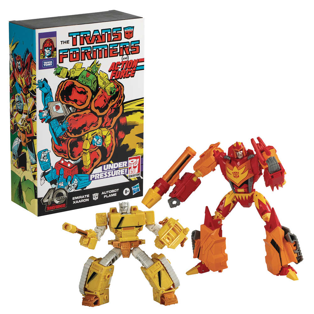 Transformers Gen Comic Xaaron & Flame 2pk - Cadets Toys & Comics