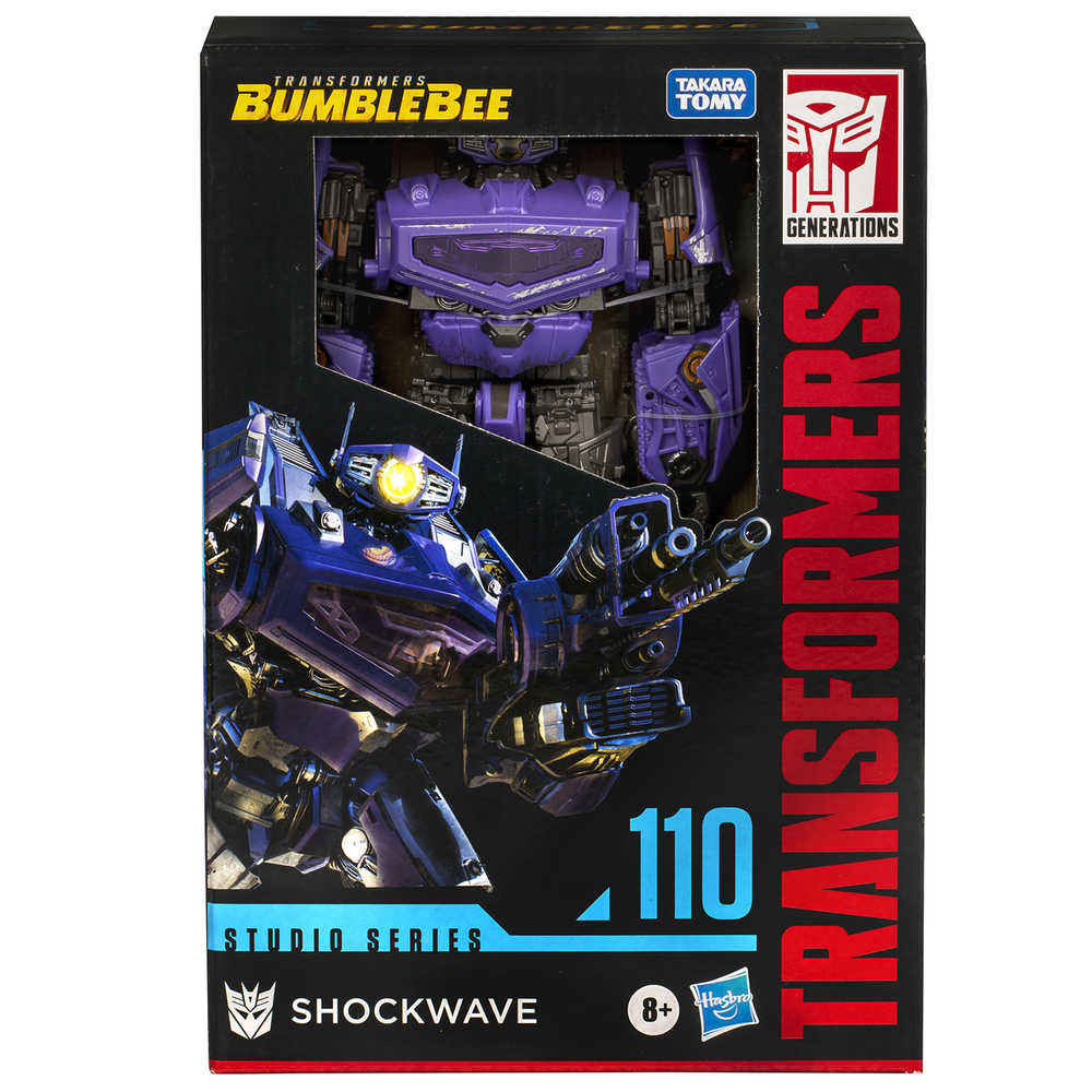 Box for Transformers Studio Series Shockwave figure.
