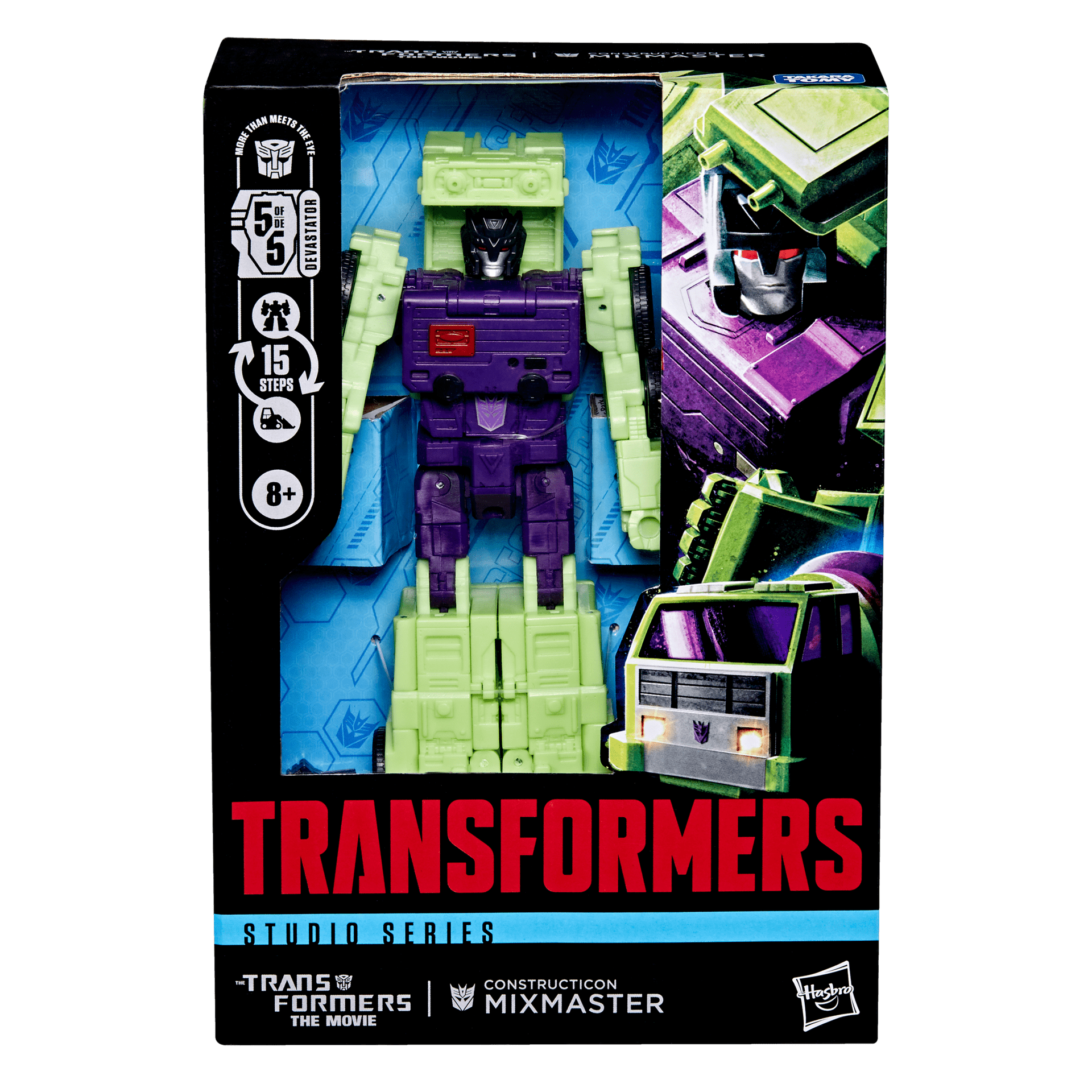 Transformers Studio Series Voyager Class The Transformers: The Movie Constructicon Mixmaster
