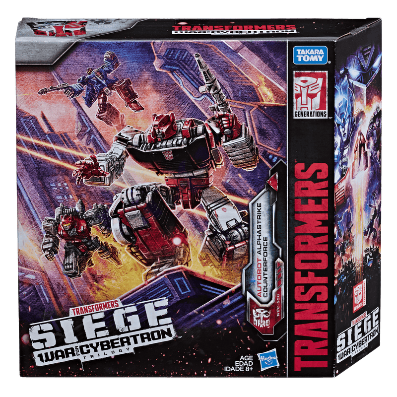 Transformers Generations War for Cybertron Deluxe WFC-S26 Autobot Alphastrike Counterforce Pack de 3 - Serie de figuras Final Strike: Parte 1