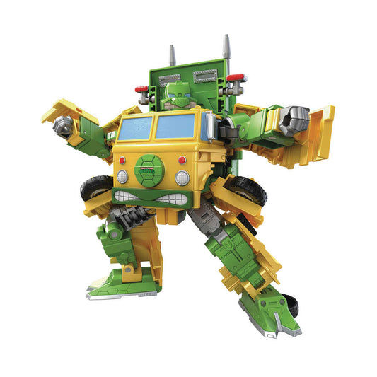 Transformers X Teenage Mutant Ninja Turtles Party Wallop 7in Action Figure - Cadets Toys & Comics