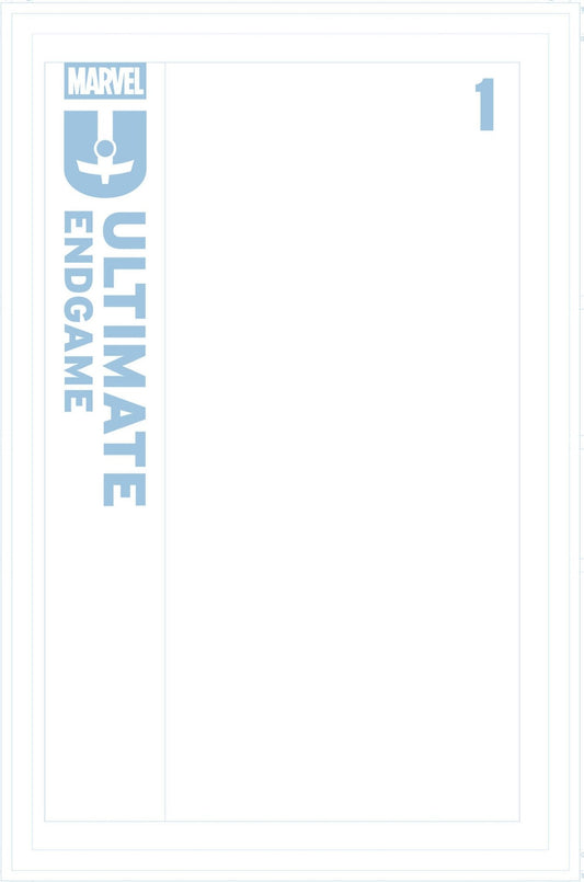 Ultimate Endgame 1 Blue Line Blank Variant - Cadets Toys & Comics
