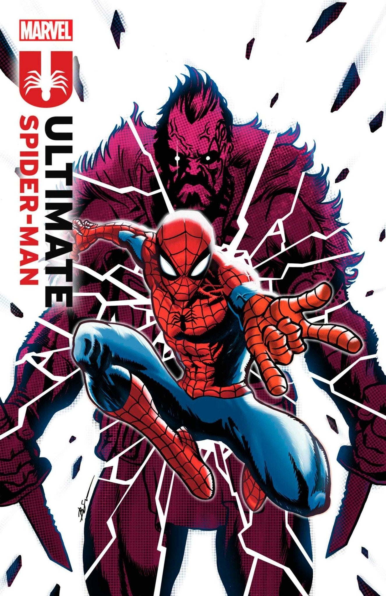 Ultimate Spider - Man 13 Ben Su Ultimate One Year In Foil Variant - Cadets Toys & Comics