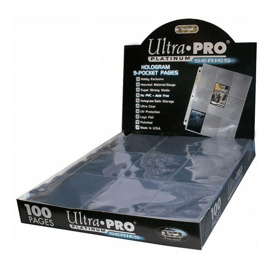 Ultra Pro: Standard 9 - Pocket Platinum Pages 100CT - Cadets Toys & Comics